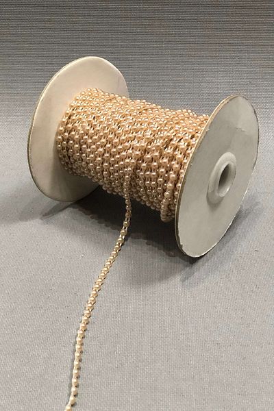 Hayalperest boncuk Beige Inline Cut Pearl 4 Mm