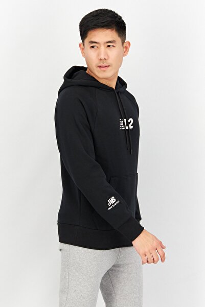 New Balance Men Sportswear Fit Long Sleeve Outdoor Sweatshirt, Black