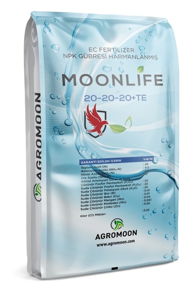 Moonlife Agromoon Moonlife 20-20-20+Me NPK Sıvı Damlama Gübresi 15 Kg