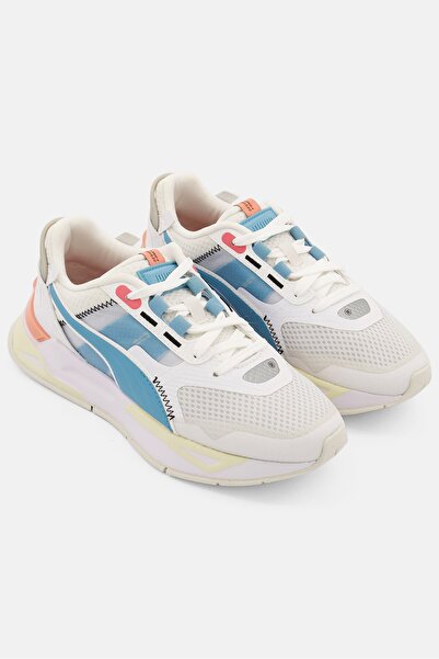 Puma Kids Boy Mirage Sport Tech Lace Up Sports Shoes, White Combo