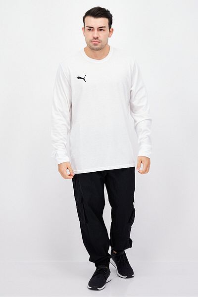 Puma Men Sportswear Fit Long Sleeve Training T-shirt, White