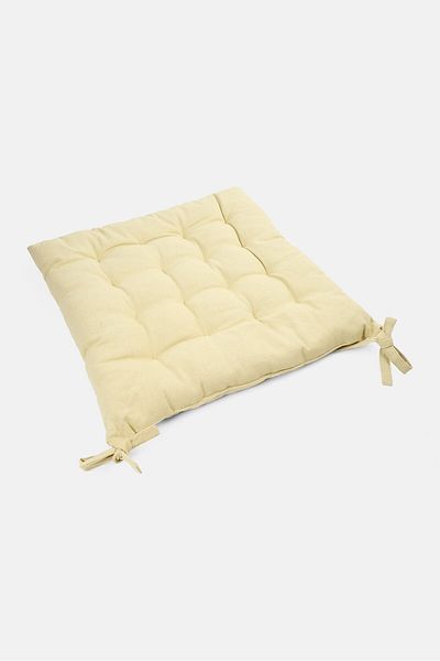 Muy Mucho Organic Cotton Chair Cushion 40 x 40 cm, Sage Green