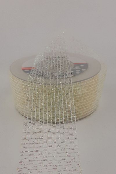 Hayalperest boncuk Κορδέλα Simtela Dark Cream Mesh 20 Mt