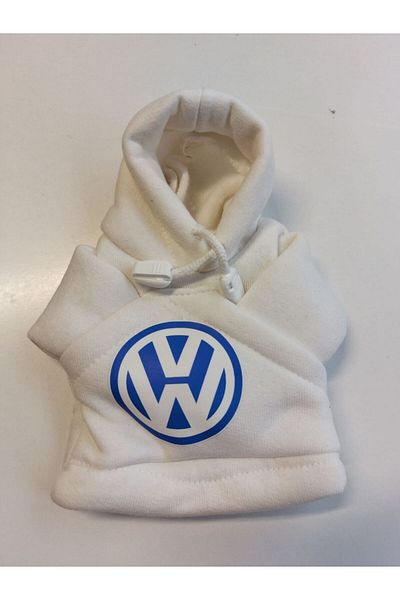 OTODONATIM White Gear Shift Cover with Volkswagen Logo