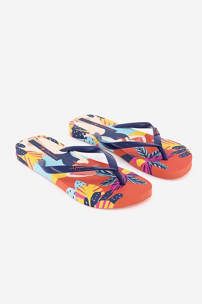 Ipanema Women I Love Sun Slipper, Orange And Blue