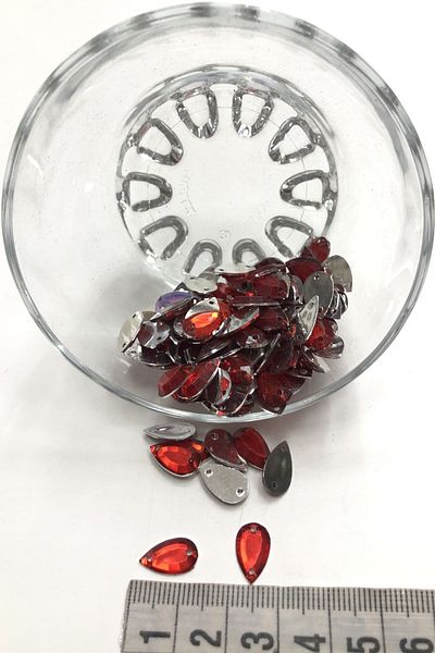 Hayalperest boncuk Red Drop Πλαστική Πέτρα Γόνατου 20 γρ