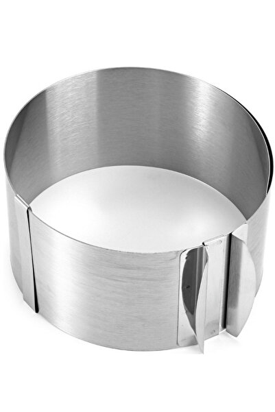 Blue Home Lıght Ayarlanabilir Paslanmaz Yuvarlak Pasta Kek Kalıbı 16Cm İle 30Cm Arası BHL