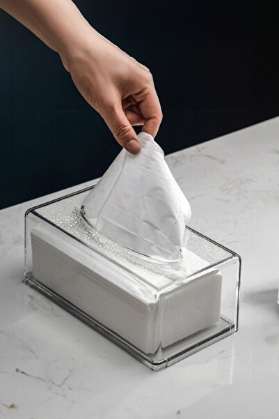 Kitchen Life Ορθογώνιο ακρυλικό θήκη χαρτοπετσέτας - Organizer χαρτοπετσέτας ...