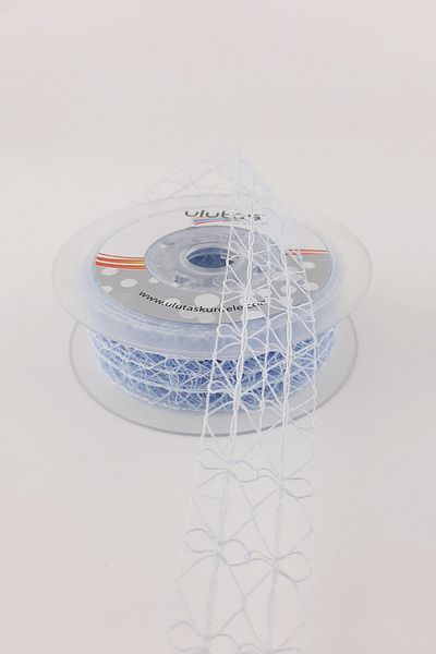 Hayalperest boncuk Ανοιχτό Baby Blue Lace Tela Κορδέλα 10 Mt