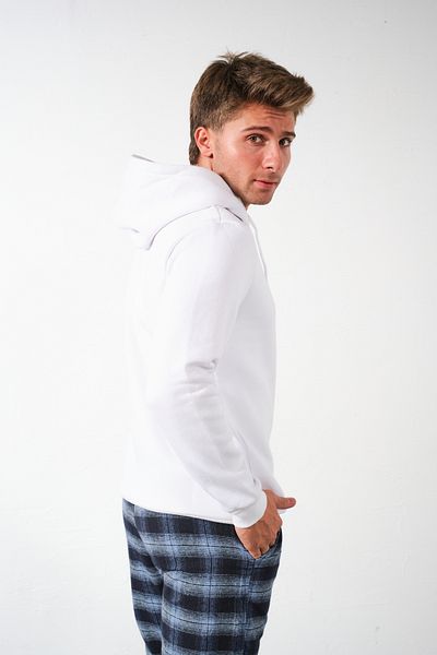 Blah Hanorac pentru bărbați din fleece pentru bărbați, cu glugă, cu imprimeu Monkey quit