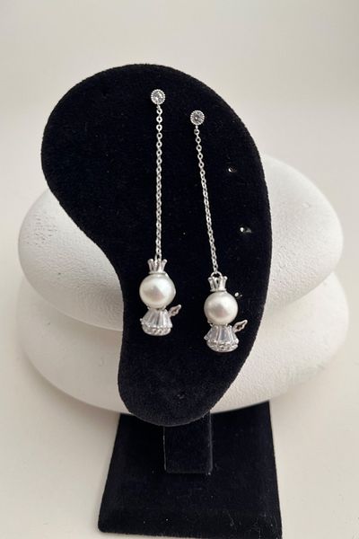 Modex Dangle Earrings with Pearls