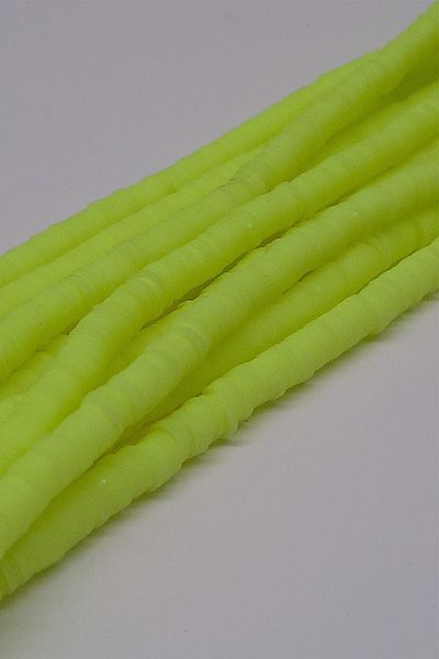 Hayalperest boncuk Χάντρες ζύμης Neon Yellow Fimo 6mm