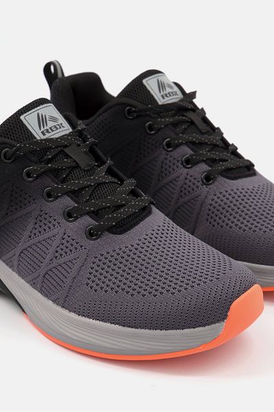 RBX Men Lace Up Running Sports Shoe, Dark Grey