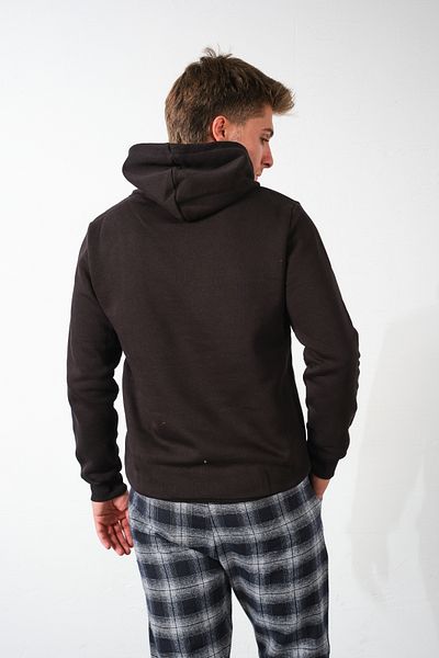 Blah Hanorac pentru bărbați din fleece pentru bărbați, cu glugă, cu imprimeu New York