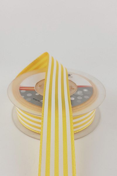 Hayalperest boncuk Κορδέλα ταφτά ριγέ 2,5 cm 20 Mt