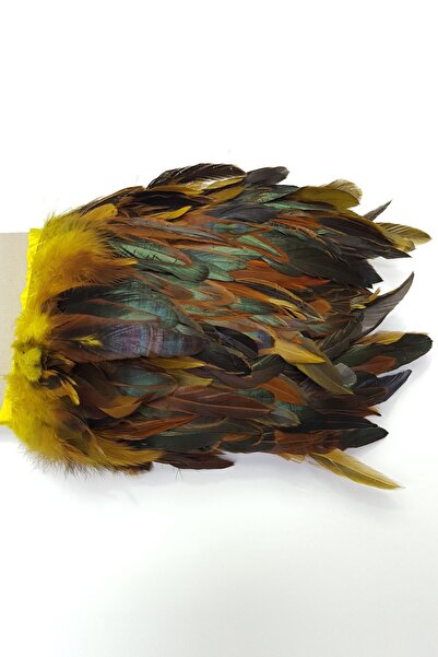 Hayalperest boncuk Sarı Şandel Tüyü 1 mt