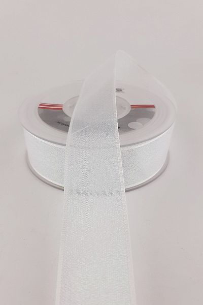 Hayalperest boncuk Λευκή Κορδέλα 2,5 εκ. 20 Μ