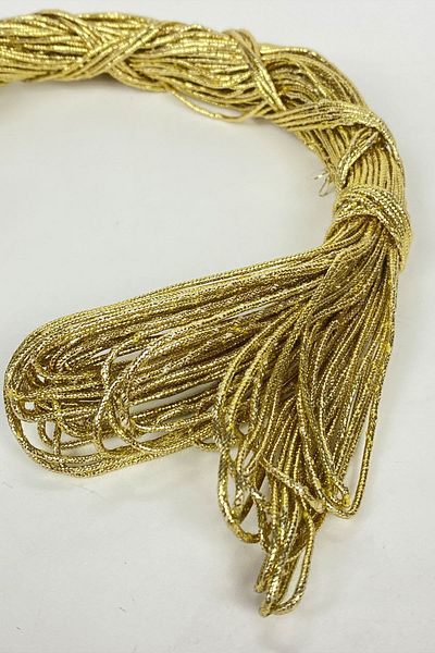 Hayalperest boncuk Χρυσό Glitter Brit Rope 1 Τεμάχιο
