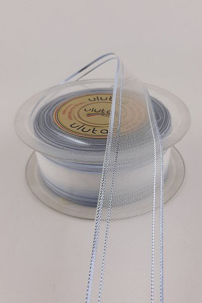 Hayalperest boncuk Μπλε Χρώμα Glitter Κορδέλα Σιφόν 20 Mt