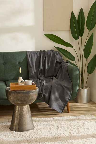 Karaca Home Κουβέρτα τηλεόρασης Flannel Throw Σκούρο Γκρι