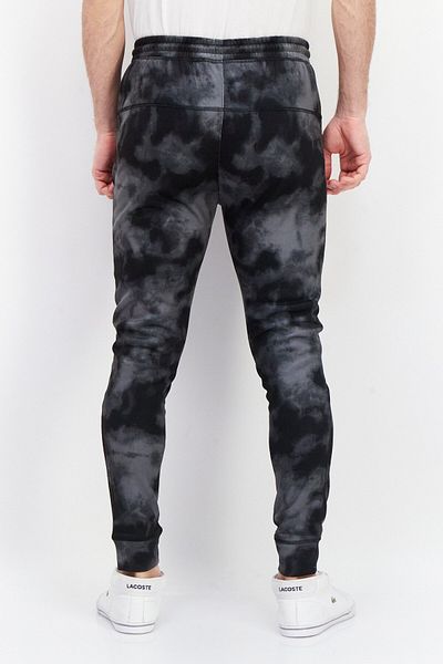 Burnside Men Drawstring Tie Dye Sweatpants, Grey/black