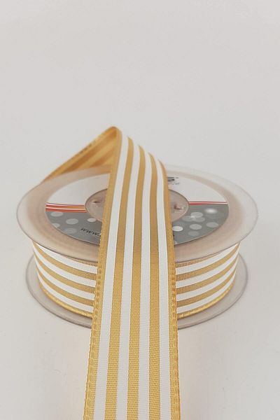 Hayalperest boncuk Κορδέλα ταφτά ριγέ 2,5 cm 20 Mt