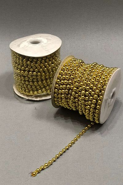 Hayalperest boncuk 6 mm Gold Row Cut Pearl