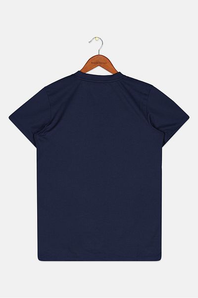 Castore Kids Girl Short Sleeve Plain T-Shirt, Navy Blue