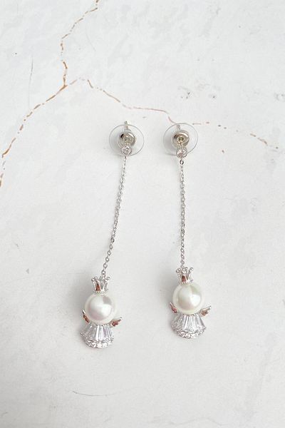 Modex Dangle Earrings with Pearls
