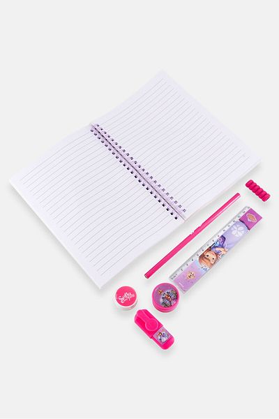 Disney Kids Girl Sofia The First Zip Lock Set, Pink Combo