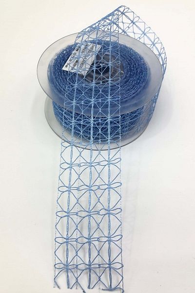 Hayalperest boncuk Baby Blue Lace Tela Κορδέλα 4 εκ