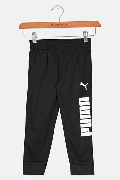 Puma Toddlers Boy Brand Logo Sweatpants, Black
