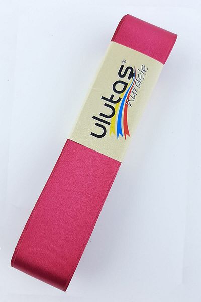 Hayalperest boncuk Dark Fuchsia Satin Ribbon 3 Cm 10 Mt