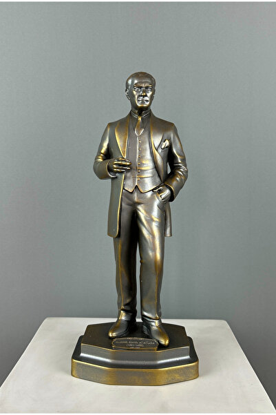 LivadoHome Mustafa Kemal Atatürk Biblo Heykel 30cm x 13cm
