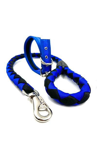 Tasma Market Medium Breed Dog Walking and Neck Collar Set