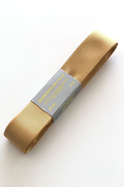 Hayalperest boncuk شريط Grosgrain بلون العسل 3 سم 10 طن