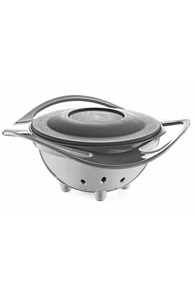 Babyjem Bol multifunctional cu capac si rotire 360 ​​grade BabyJem Amazing Bowl (Culoare: Gri)