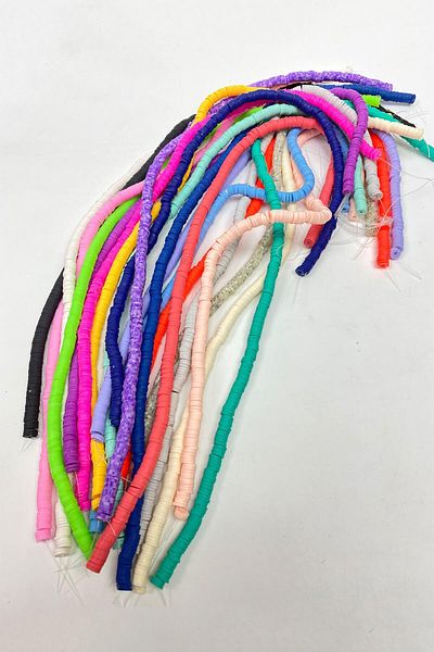 Hayalperest boncuk Rengarek 6 Mm 20 String Fimo Bead Set