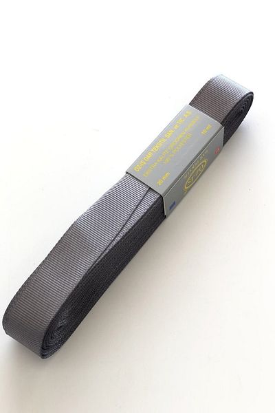 Hayalperest boncuk Panglică Grosgrain Gri închis 2 Cm 10 Mt