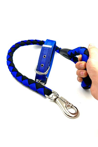 Tasma Market Medium Breed Dog Walking and Neck Collar Set