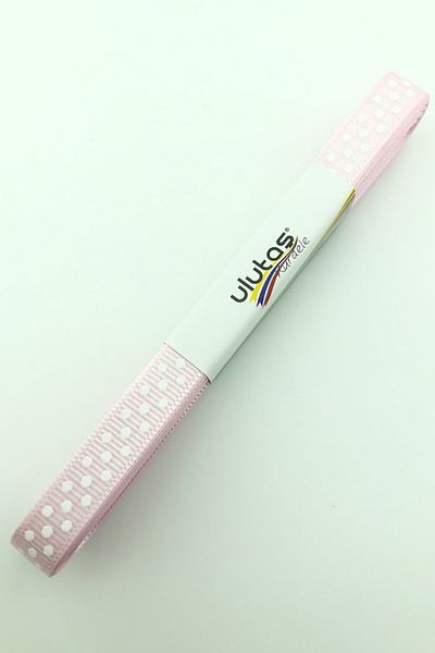Hayalperest boncuk Κορδέλα Grosgrain 1 εκ. Ροζ πουά