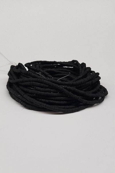 Hayalperest boncuk Μαύρες χάντρες ζύμης Fimo 4mm