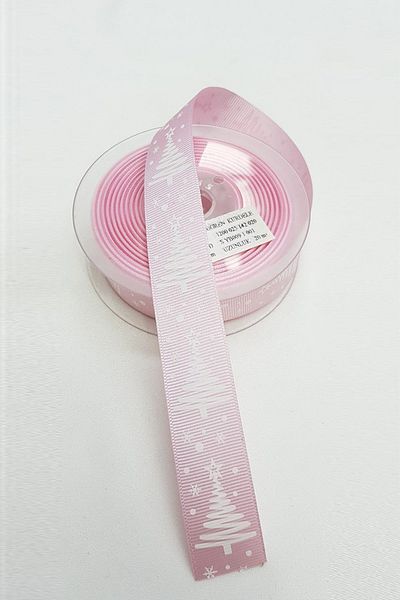 Hayalperest boncuk Ροζ Πρωτοχρονιάτικη Κορδέλα Grosgrain 2,5 εκ