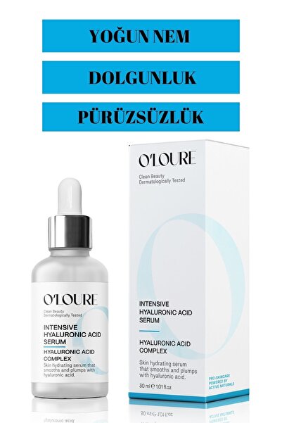 o'loure beauty Intensive Hyaluronic Acid Serum Yoğun Etkili Nemlendirici Hyal...