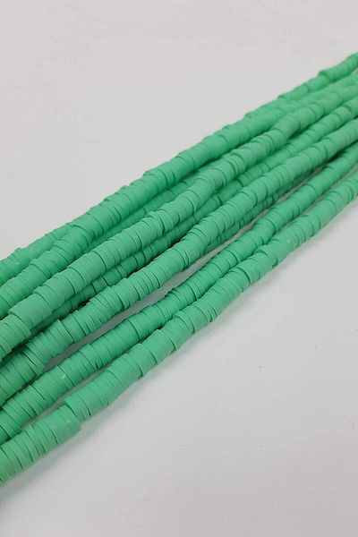 Hayalperest boncuk Πράσινες χάντρες Fimo 6 mm