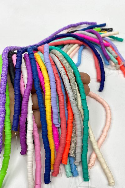 Hayalperest boncuk Rengarek 6 Mm 20 String Fimo Bead Set