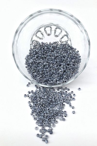 Hayalperest boncuk Διαφανείς γκρι χάντρες άμμου 3 mm
