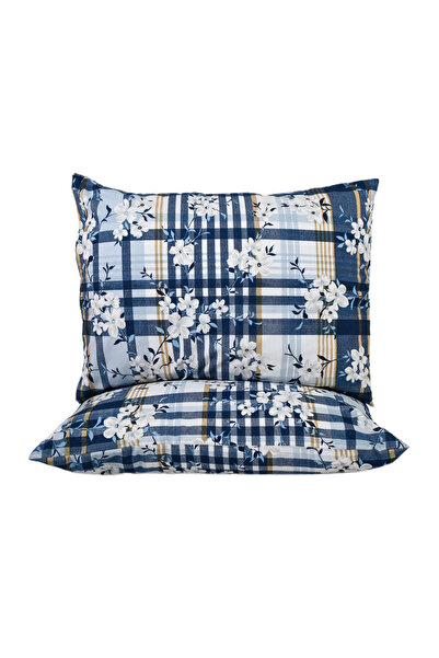 femmhome Osnovna pamučna jastučnica 2 komada 50x70 cm pruge i cveće