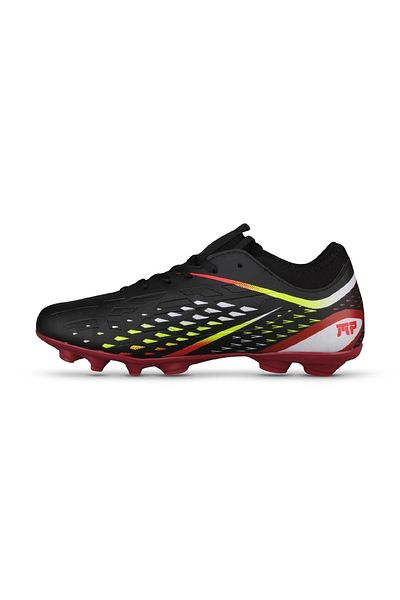 M.P. Ghete de fotbal pentru bărbați - cu șireturi, NEGRU-ROSU, M.P 241-1359MR