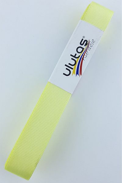 Hayalperest boncuk Κίτρινη κορδέλα Grosgrain 2 cm 10 Mt